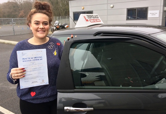 Driving Lesson Test Pass in Gillingham - Bailey Cullen