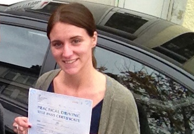 Driving Lesson Test Pass in Rochester - Charlotte Durling