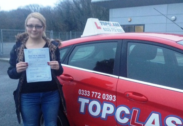 Driving Lesson Test Pass in Sheerness - Charlotte Epps