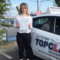 Driving Lessons Gillingham - Customer Reviews - Ellie Holt