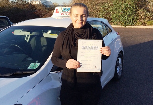 Driving Lesson Test Pass in Gravesend - Honey Lou