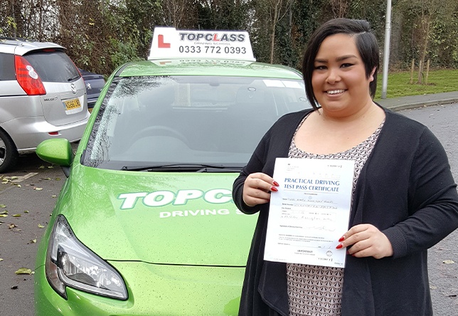 Driving Lesson Test Pass in Gillingham - Katie Johns