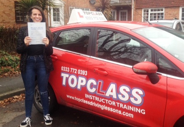 Driving Lesson Test Pass in Gillingham - Tia Avery