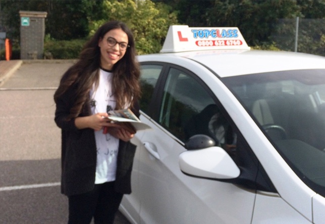 Driving Lesson Test Pass in Gravesend - Vanessa