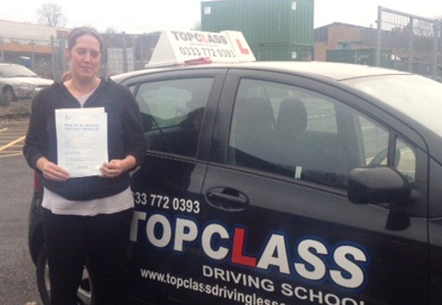 Driving Lesson Test Pass in Chatham - Vicky Miskin