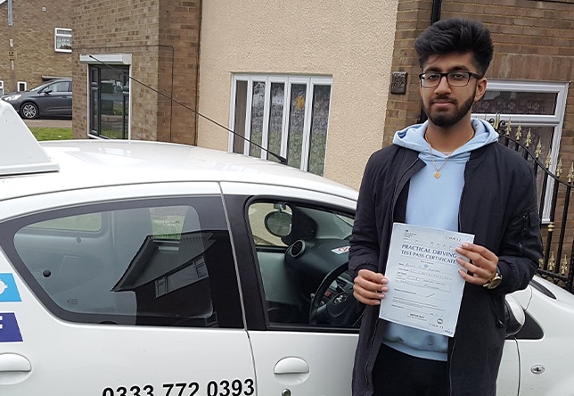 Driving Lesson Test Pass in Gillingham - Arunjit Dhothar
