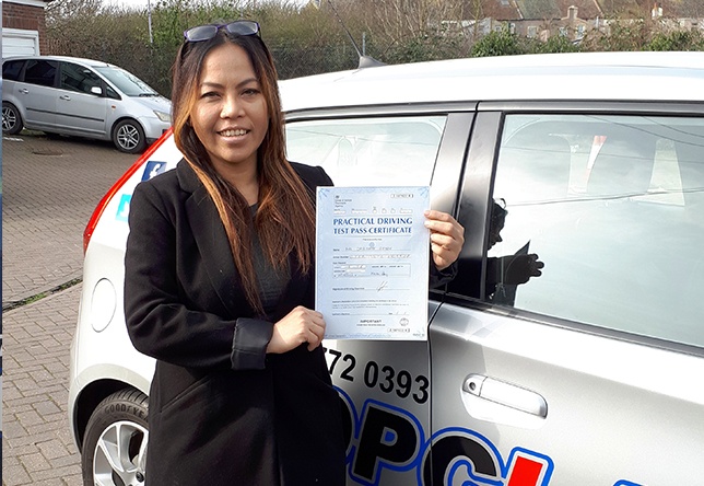 Driving Lesson Test Pass in Sheerness - Daschanee Gebbie