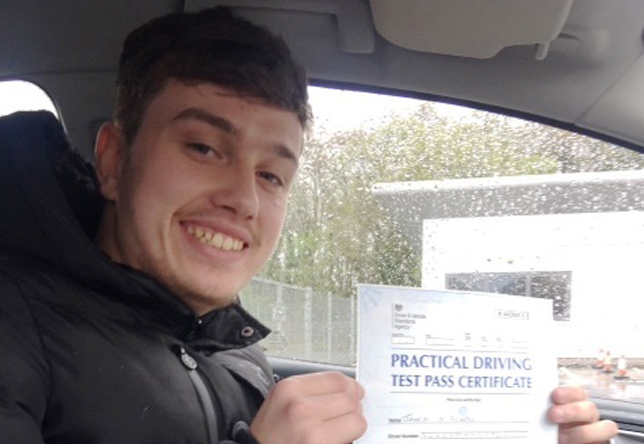 Driving Lesson Test Pass in Gillingham – James George