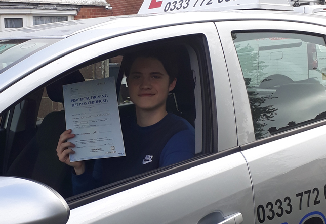 Driving Lesson Test Pass in Maidstone - Callum Taylor