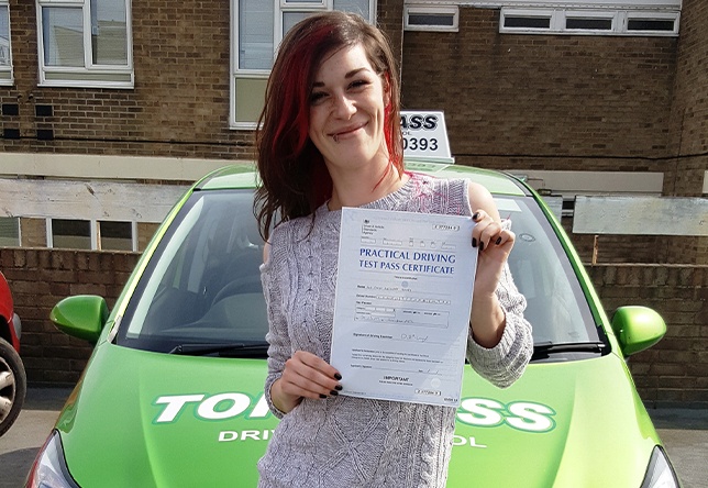 Driving Lesson Test Pass in Gillingham - Emily Howes