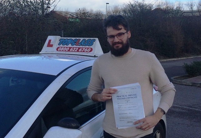 Driving Lesson Test Pass in Gravesend - Josh Payne