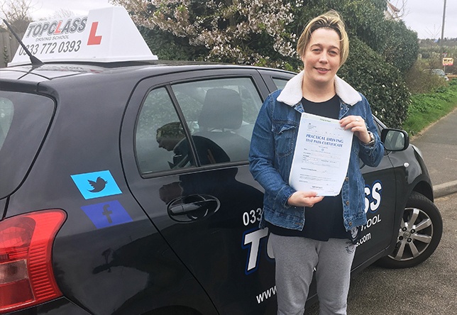 Driving Lesson Test Pass in Rochester - Lynsey Thornton