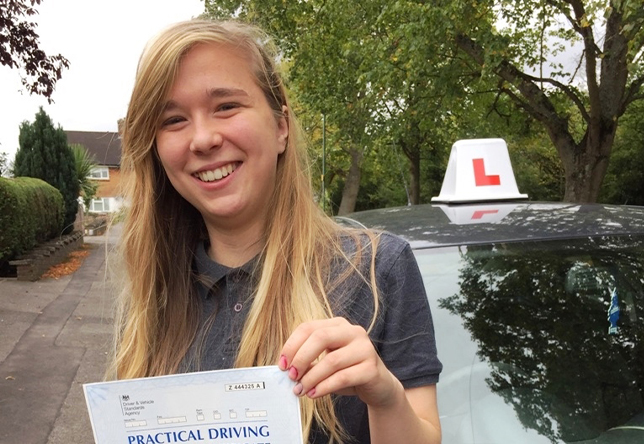 Driving Lesson Test Pass in Maidstone - Abbie Carter