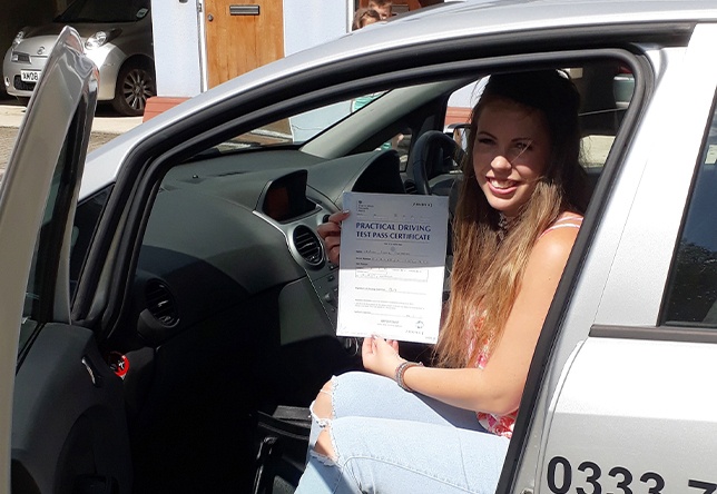 Driving Lesson Test Pass in Maidstone - Chelsea Germaine