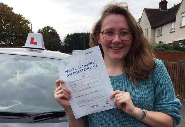Driving Lesson Test Pass in Chatham - Brogan