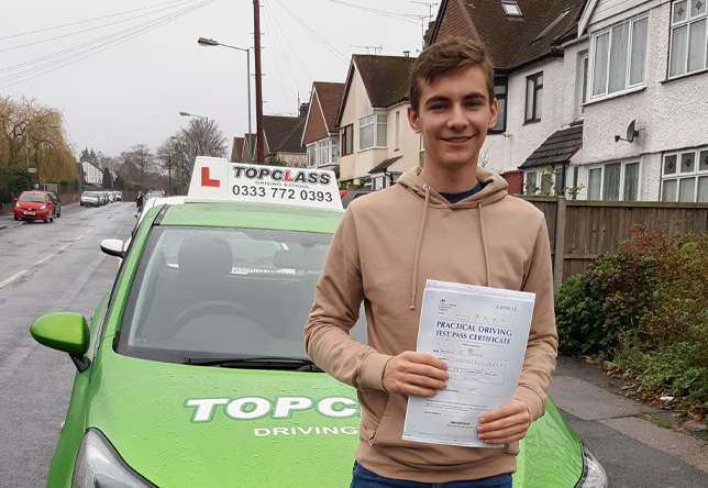 Driving Lesson Test Pass in Gillingham – Brandon Hawkes