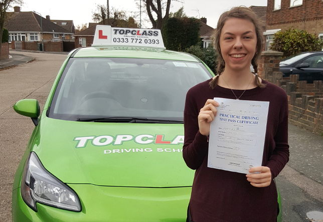 Driving Lesson Test Pass in Gillingham – Victoria Cresswell