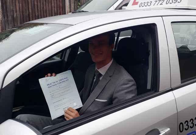 Driving Lesson Test Pass in Maidstone – James Warmington