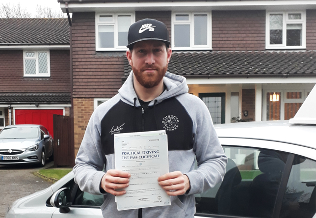 Driving Lesson Test Pass in West Malling – Christian Dean