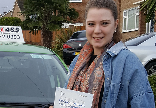 Driving Lesson Test Pass in Gillingham - Emily Cutts
