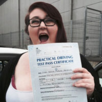 Driving Lesson Test Pass in Gillingham - Sasha Jenkins
