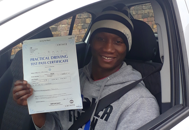 Driving Lesson Test Pass in Maidstone – Marcianio Vacela Dias