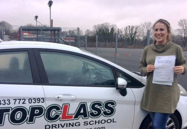 Driving Lesson Test Pass in Gillingham - Joanna