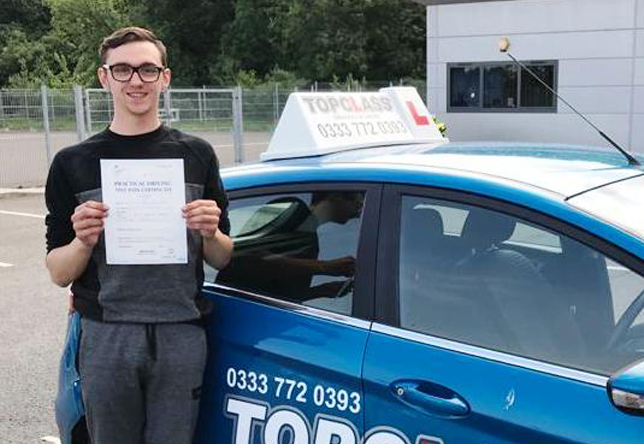 Driving Lesson Test Pass in Gillingham – Bradley