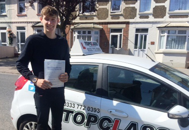 Driving Lesson Test Pass in Gillingham - Jacob Carter