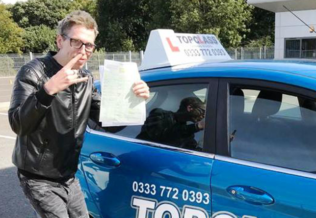 Driving Lesson Test Pass in Gillingham - Liam Gallagher