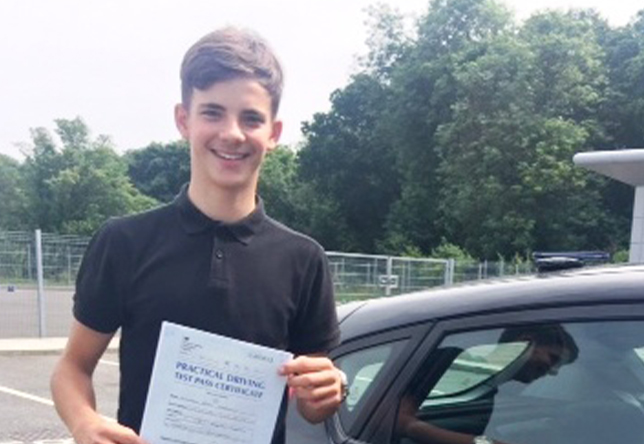 Driving Lesson Test Pass in Gillingham - Mitchell Merchant