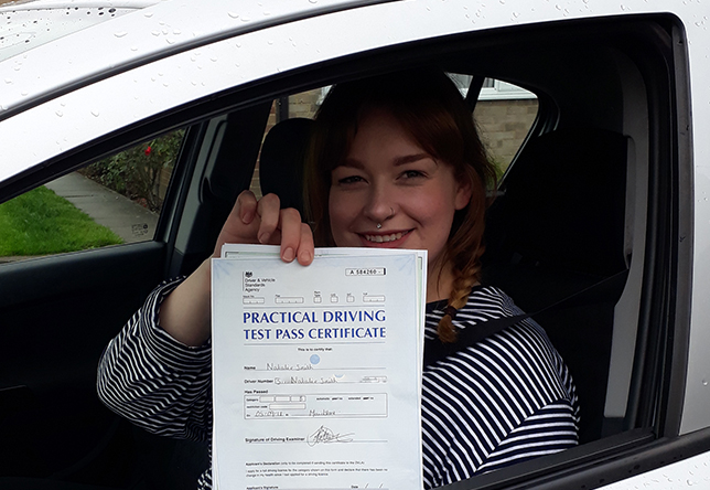 Driving Lesson Test Pass in Maidstone - Natalie Smith