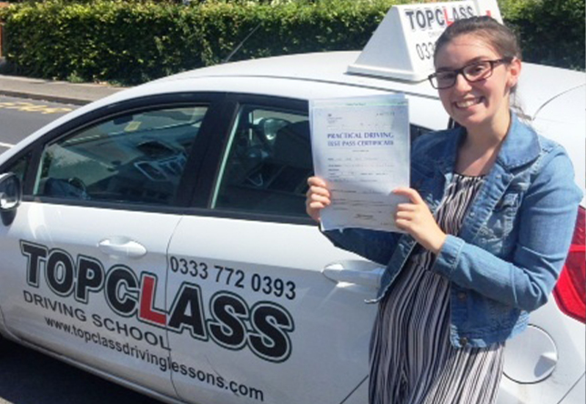 Driving Lesson Test Pass in Gillingham - Neve Patterson