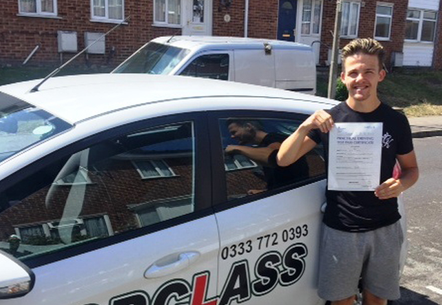 Driving Lesson Test Pass in Canterbury - Paighton Gibson