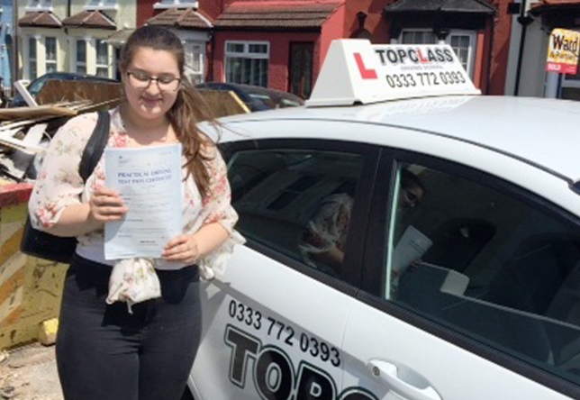 Driving Lesson Test Pass in Gillingham - Georgia Morris