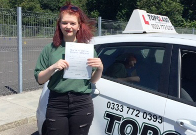 Driving Lesson Test Pass in Gillingham - Leah Tottman