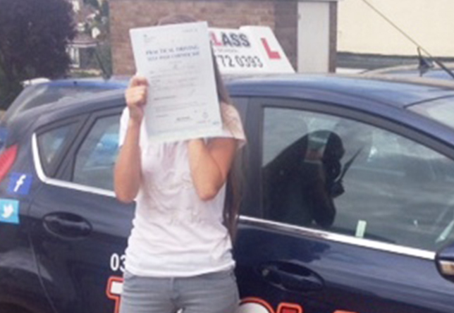 Driving Lesson Test Pass in Chatham - Shona