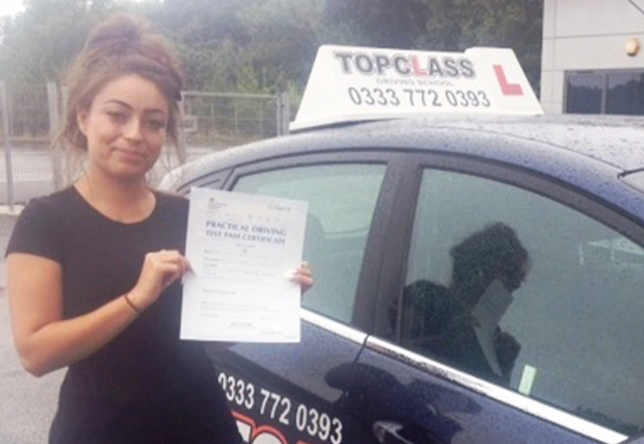 Driving Lesson Test Pass in Chatham - Sian