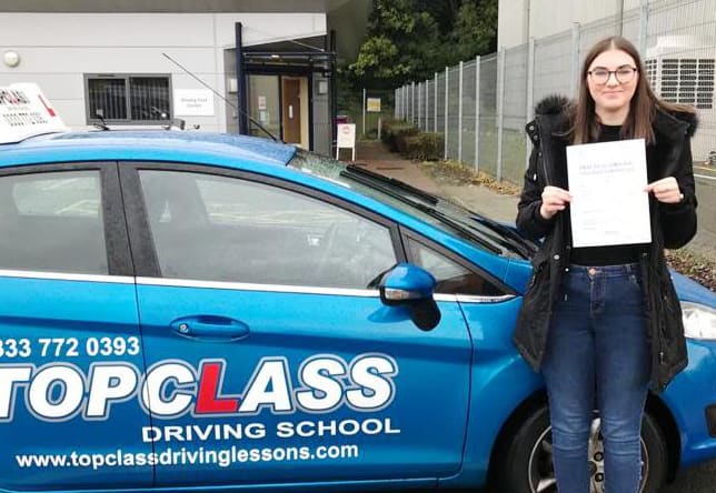 Driving Lesson Test Pass in Chatham Alex