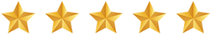 5 gold stars